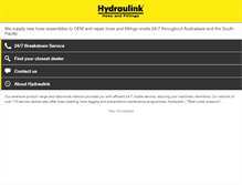 Tablet Screenshot of hydraulink.com